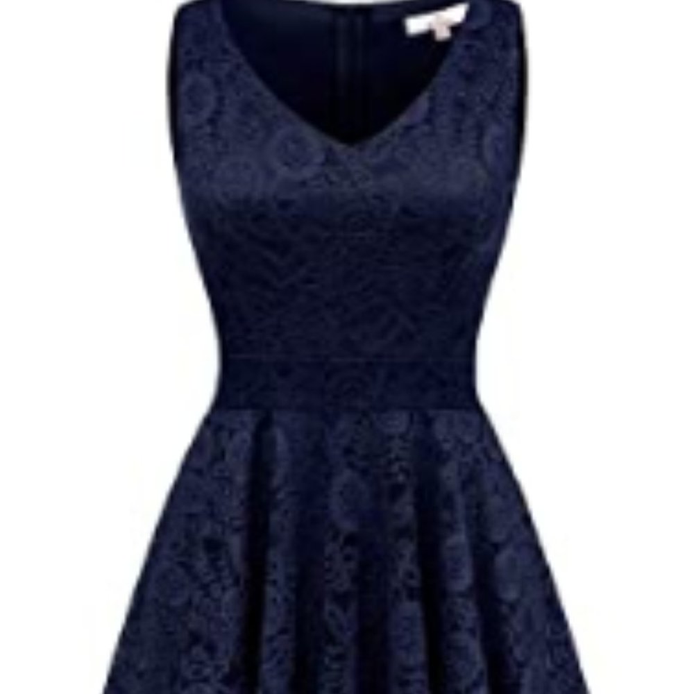 Vintage Lace Handkerchief Hem DRESS